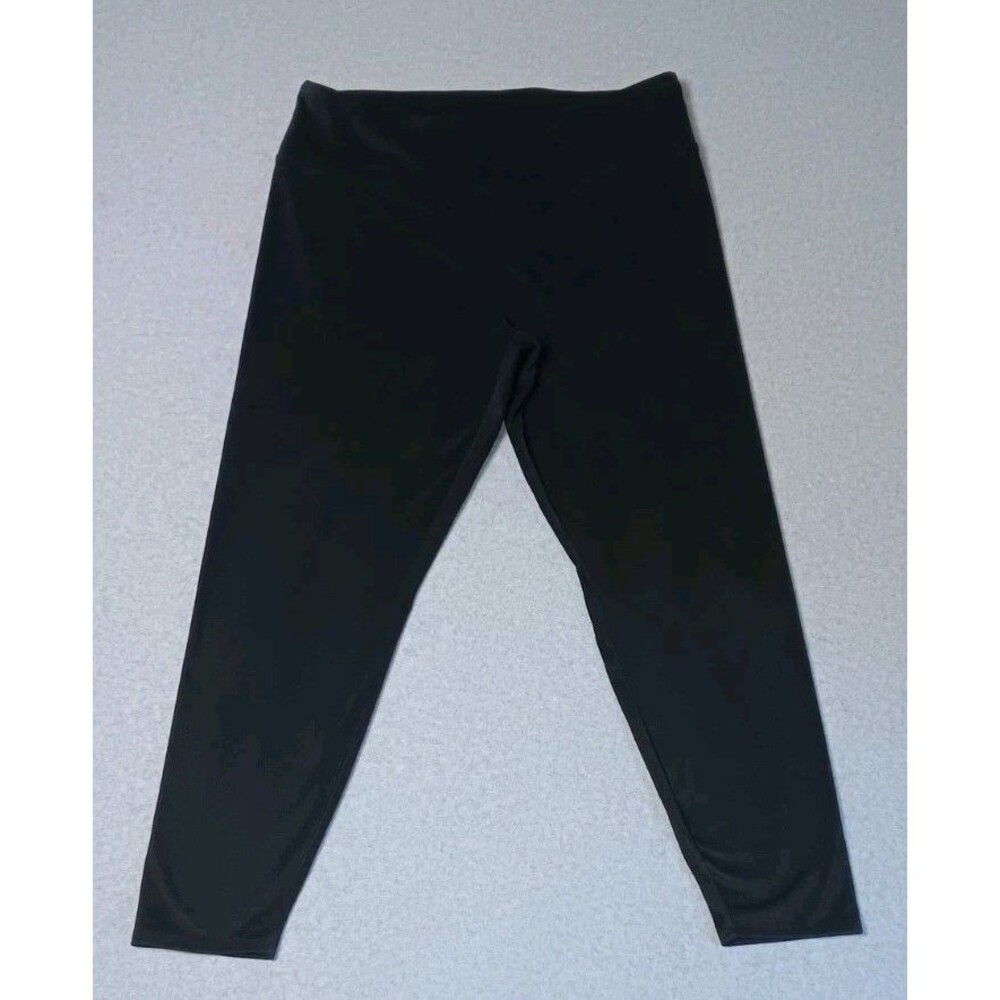 Soft Surroundings Faux Suede Pull On Leggings Slim Pants XL Black Autumncore